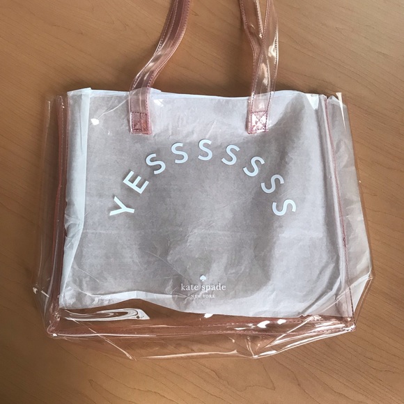 kate spade clear tote